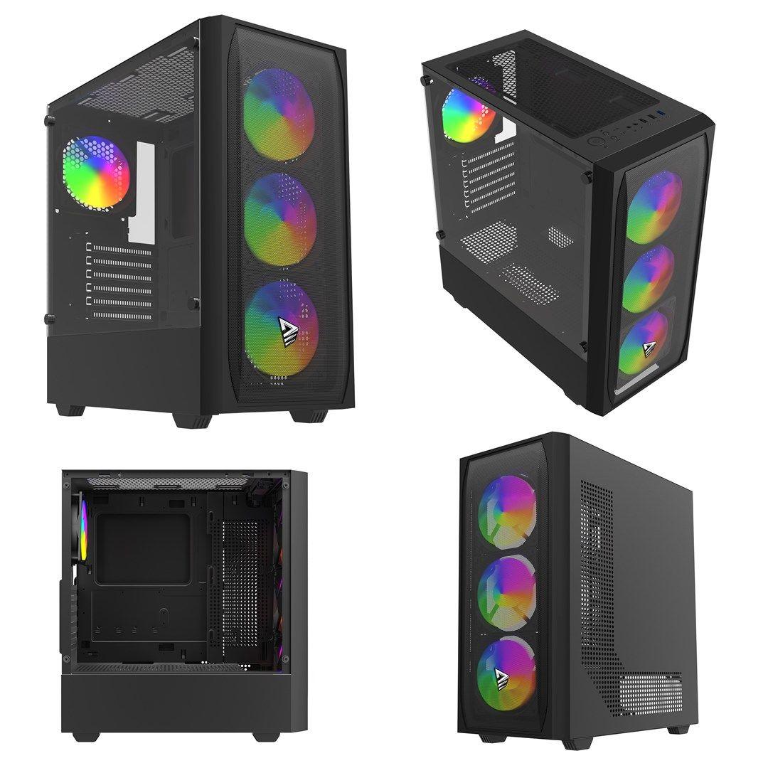 SAVIO OBUDOWA KOMPUTEROWA NOCTIS FLOW RGB — zdjęcie 7