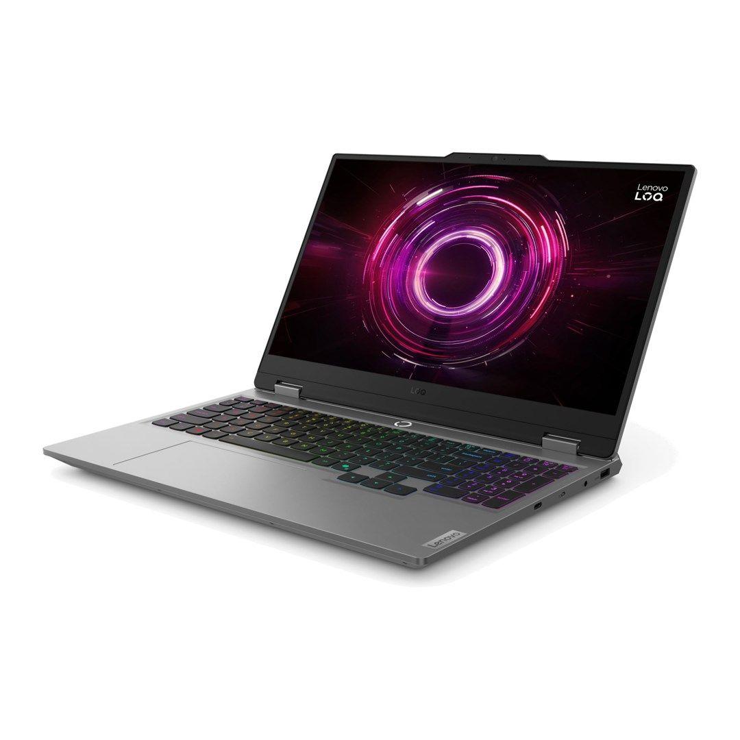 Lenovo LOQ 15AHP10 Ryzen 5 220 15.6" FHD IPS 300nits 144Hz AG 16GB DDR5 5600 SSD512 GeForce RTX 5050 8GB 60Wh NoOS Luna Grey — zdjęcie 2