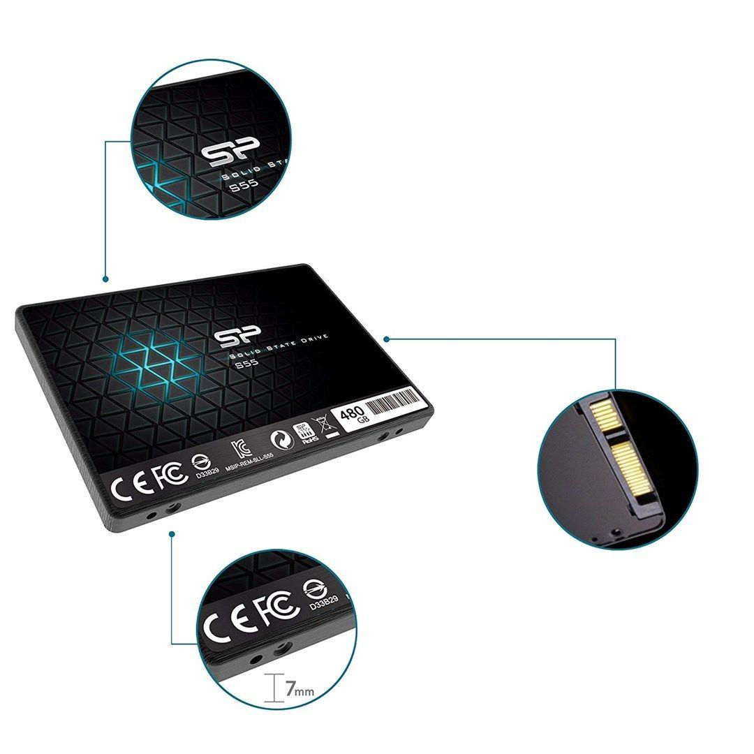 Dysk SSD Silicon Power S55 480GB 2,5" SATA III 560/530 MB/s (SP480GBSS3S55S25) — zdjęcie 6