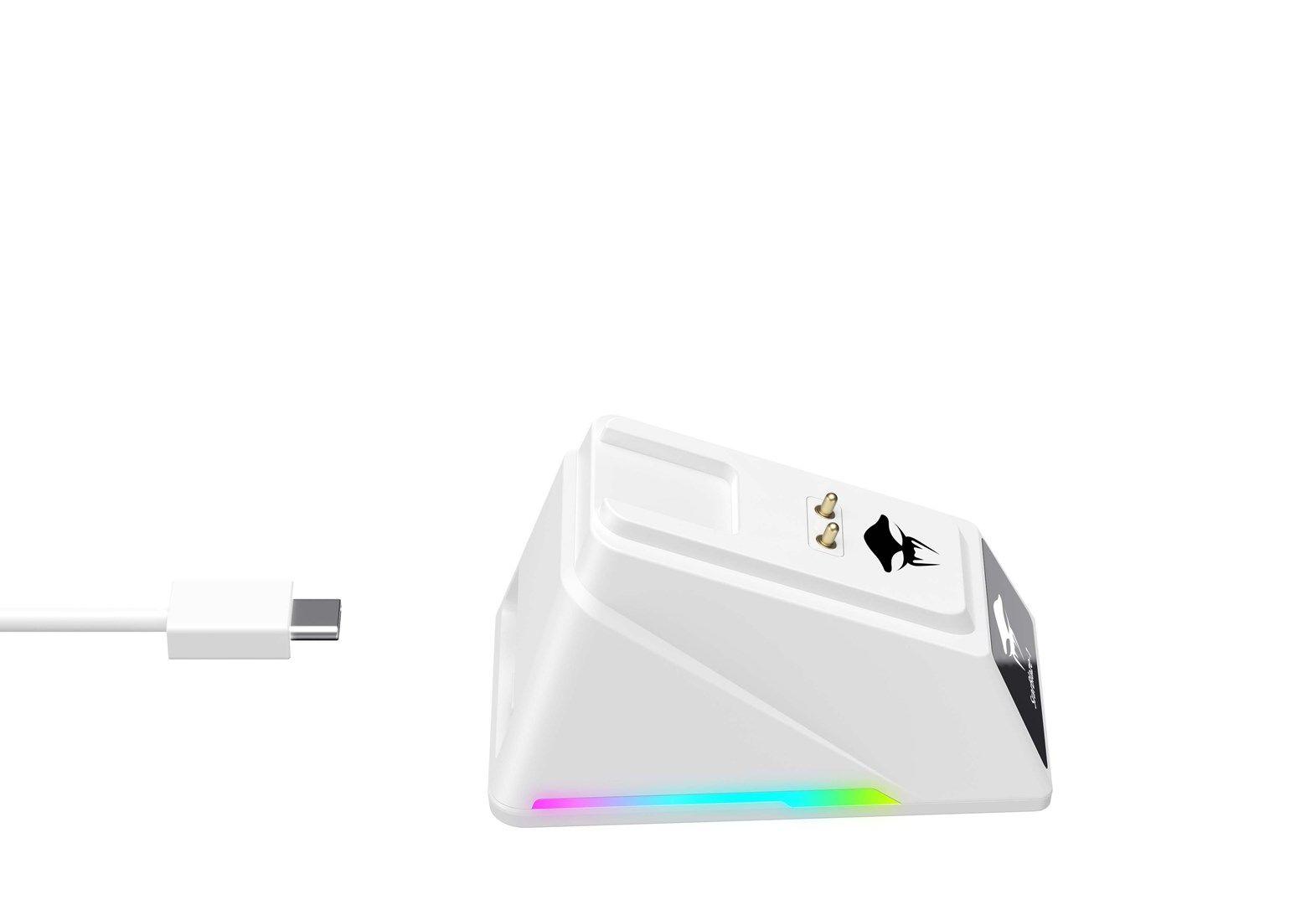 Mysz gamingowa bezprzewodowa Havit StarBlaze-1 (biało-czarny) — zdjęcie 9