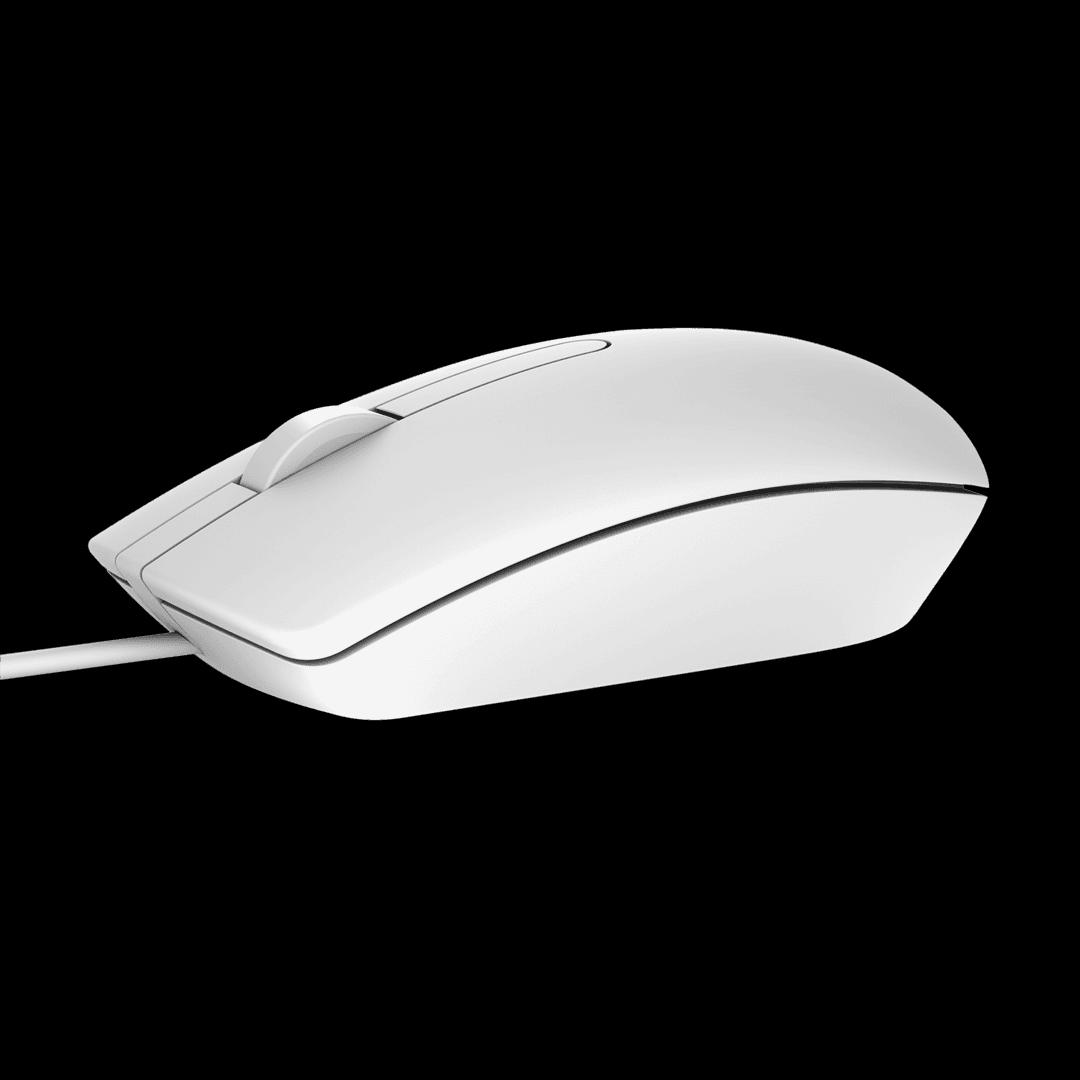 Mysz przewodowa Dell MS116 1000dpi biała — zdjęcie 1