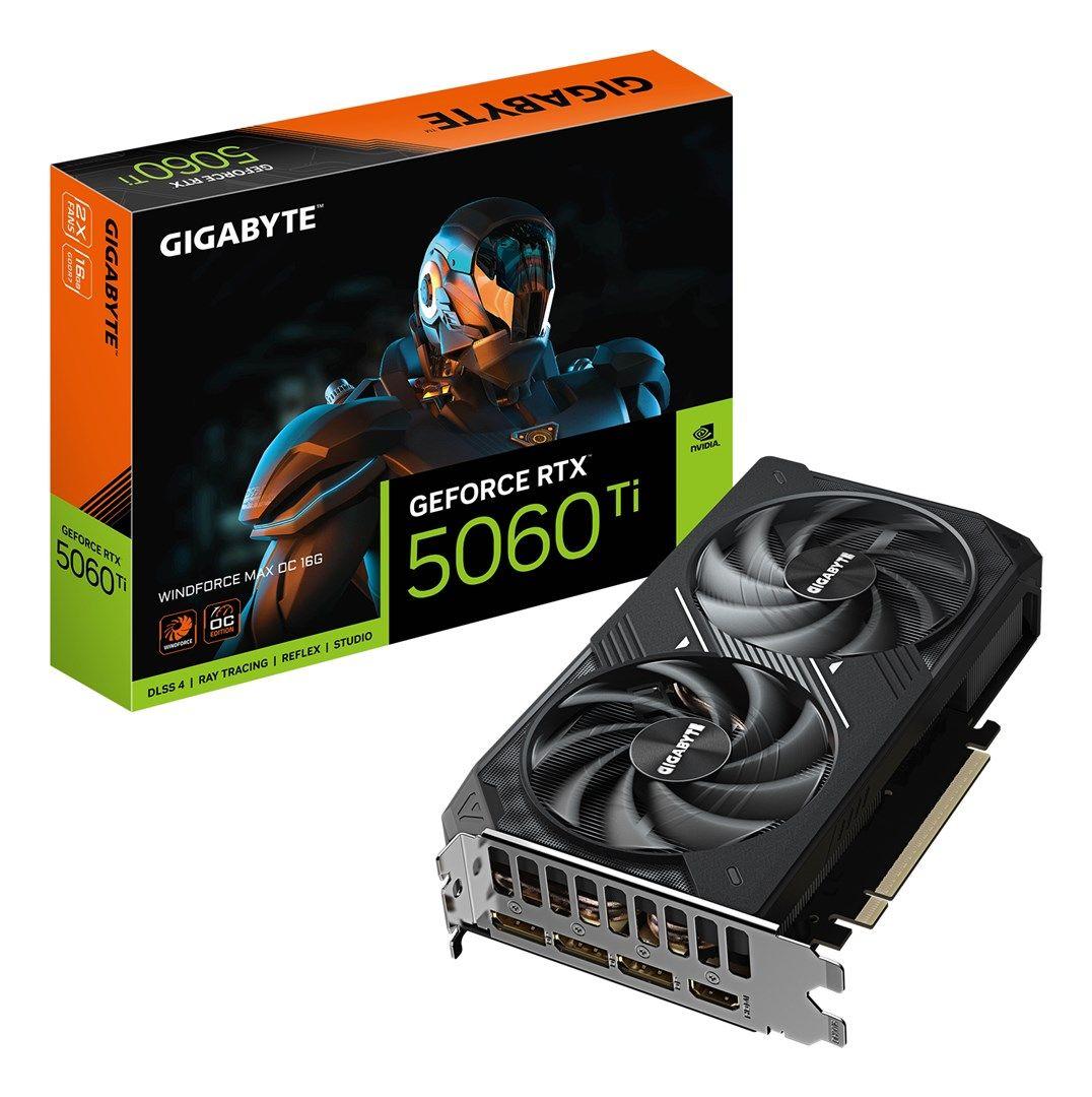 Karta graf. Gigabyte RTX 5060 Ti WindforceMAX OC 16 — zdjęcie 1