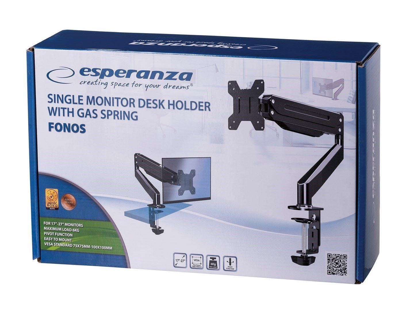 ESPERANZA UCHWYT GAZOWY DO MONITORA FONOS ERW019 — zdjęcie 6
