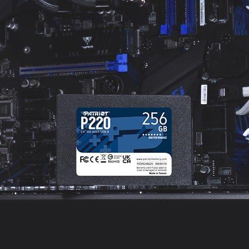 SSD Patriot P220 256GB SATA3 2,5" — zdjęcie 3