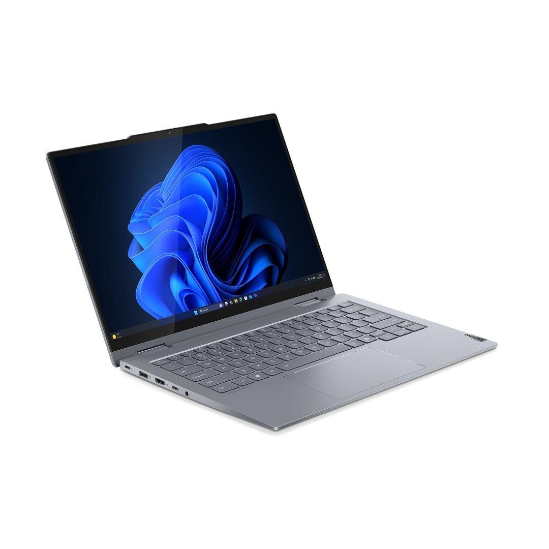 Lenovo ThinkBook 14 G5 2in1 Ultra 7 255U 14.0"WUXGA Touch IPS 300nits Glossy 16GB DDR5-5600 SSD512 Intel Graphics Cam 1080p 60Wh W11Pro Luna Grey 3Y OnSite — zdjęcie 3