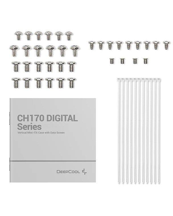 Obudowa DeepCool CH170 DIGITAL WH — zdjęcie 5