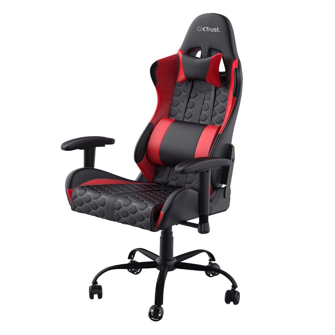 Fotel gamingowy TRUST GXT708R RESTO CHAIR RED — zdjęcie 2