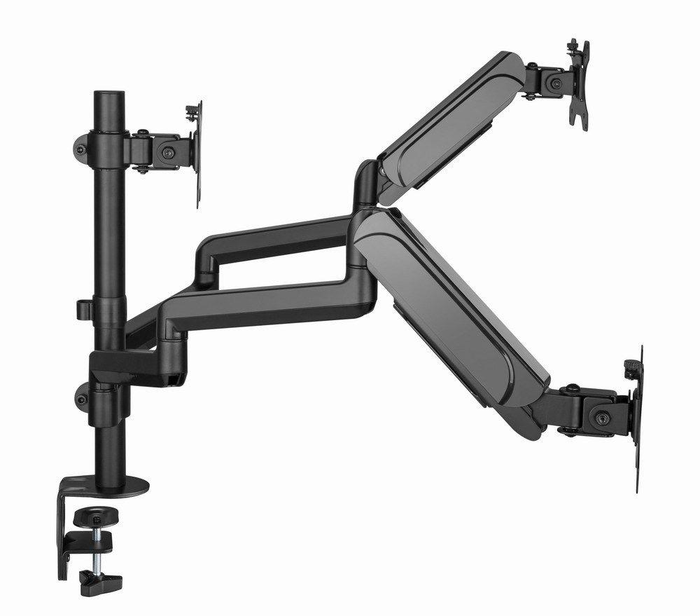 GEMBIRD BIURKOWE REGULOWANE RAMIĘ/UCHWYT NA 3 MONITORY 17-27, VESA 100X100MM, DO 7 KG — zdjęcie 10