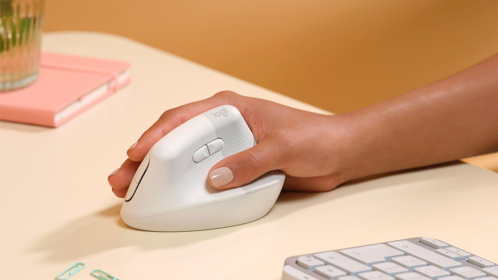 Mysz Logitech Lift Vertical White — zdjęcie 8