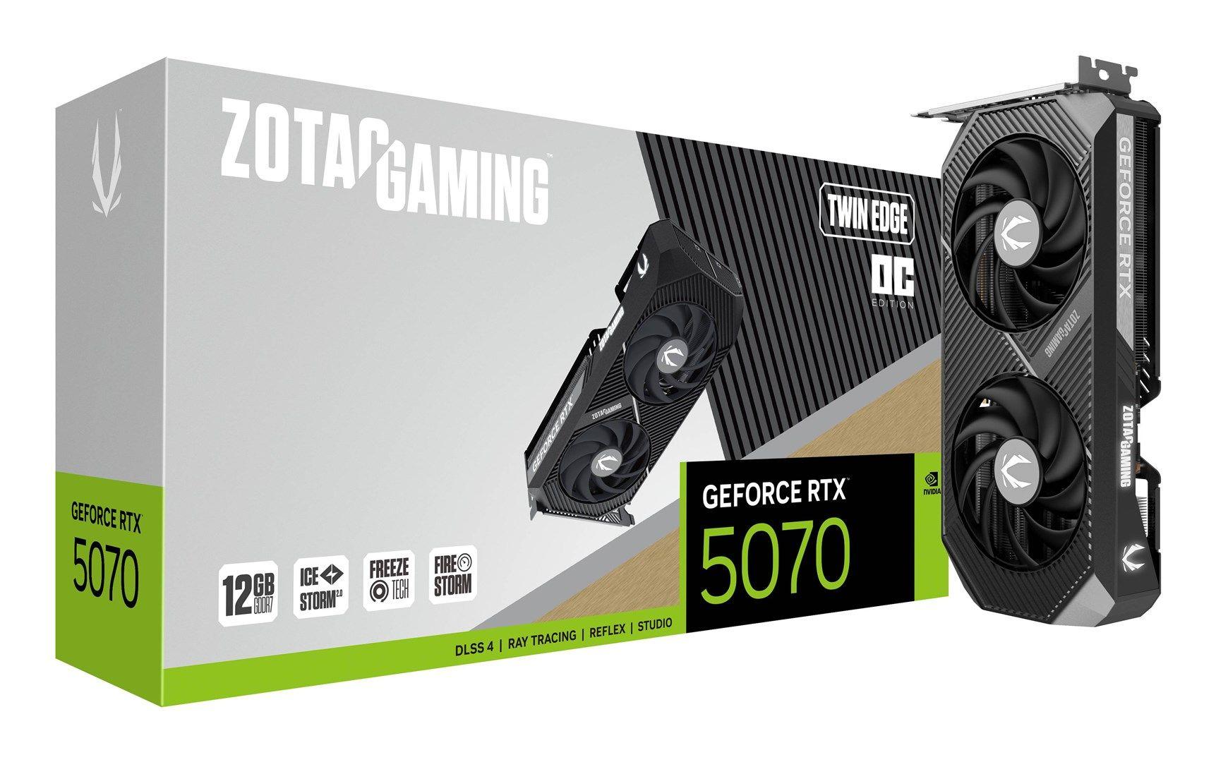 Karta graficzna ZOTAC GAMING GeForce RTX 5070 Twin Edge OC 12GB — zdjęcie 8