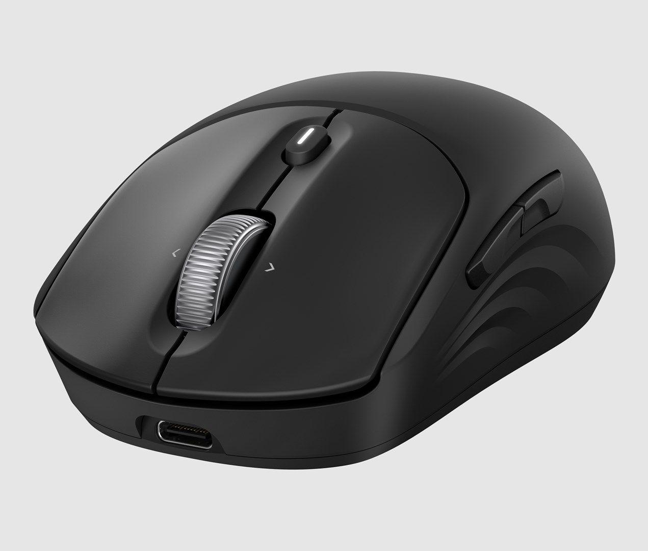 Mysz HP 700 Rechargeable  Mouse Black bezprzewodowa z akumulatorem czarna AZ7B0AA — zdjęcie 4