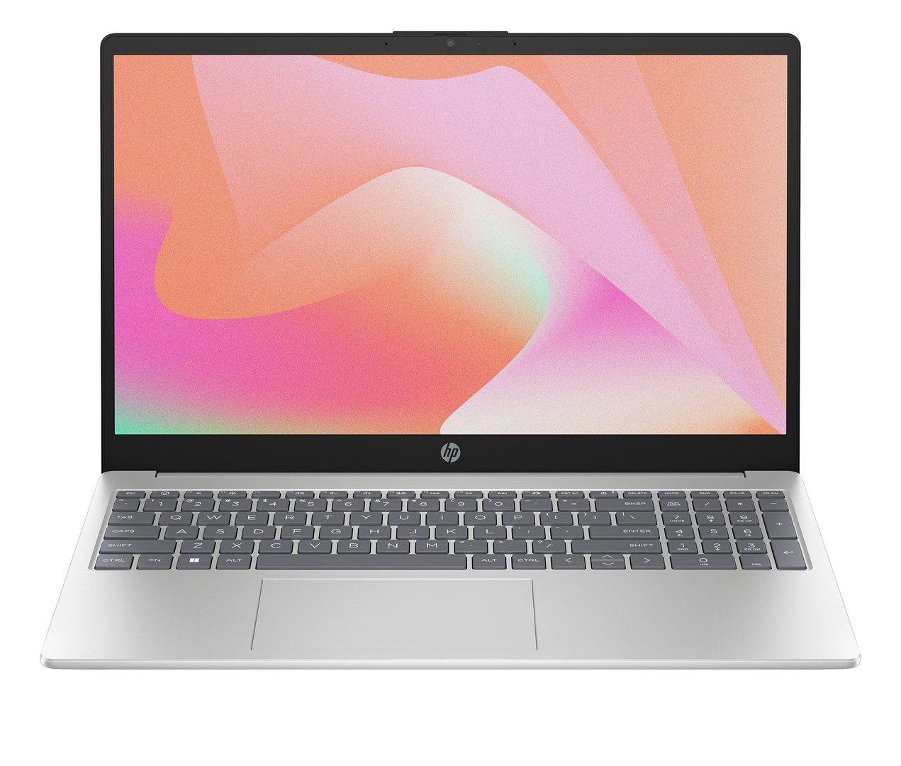 HP 15-fd1067nw Ultra 7 155H 15,6"FHD IPS 300nits AG 24GB DDR5-5600 SSD512 Intel Arc Cam 720p 41Wh NoOS Natural Silver 2Y — zdjęcie 1