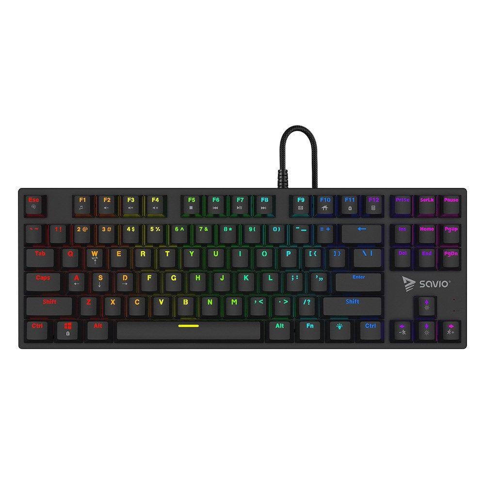 SAVIO KLAWIATURA MECHANICZNA RGB OUTEMU BLUE TEMPEST X2 — zdjęcie 2