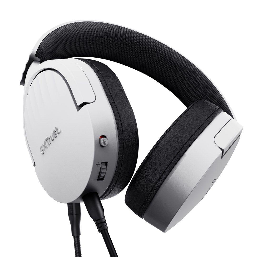 Słuchawki TRUST GXT489W FAYZO HEADSET WHT (25210) — zdjęcie 8