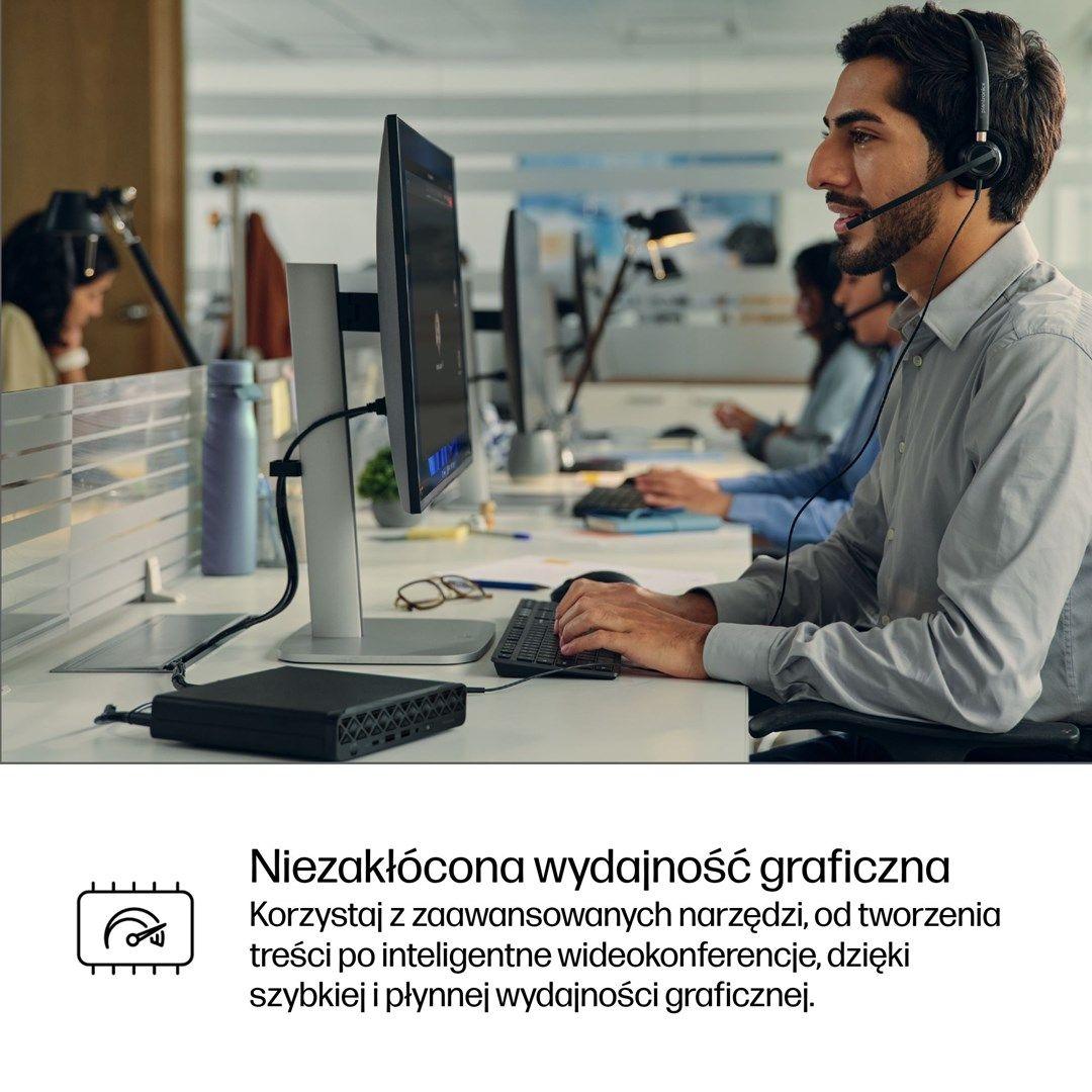 HP ProDesk 4 Mini G1i Ultra 7 265T 16GB DDR5 5600 SSD1TB Intel Graphics W11Pro 3Y OnSite — zdjęcie 11