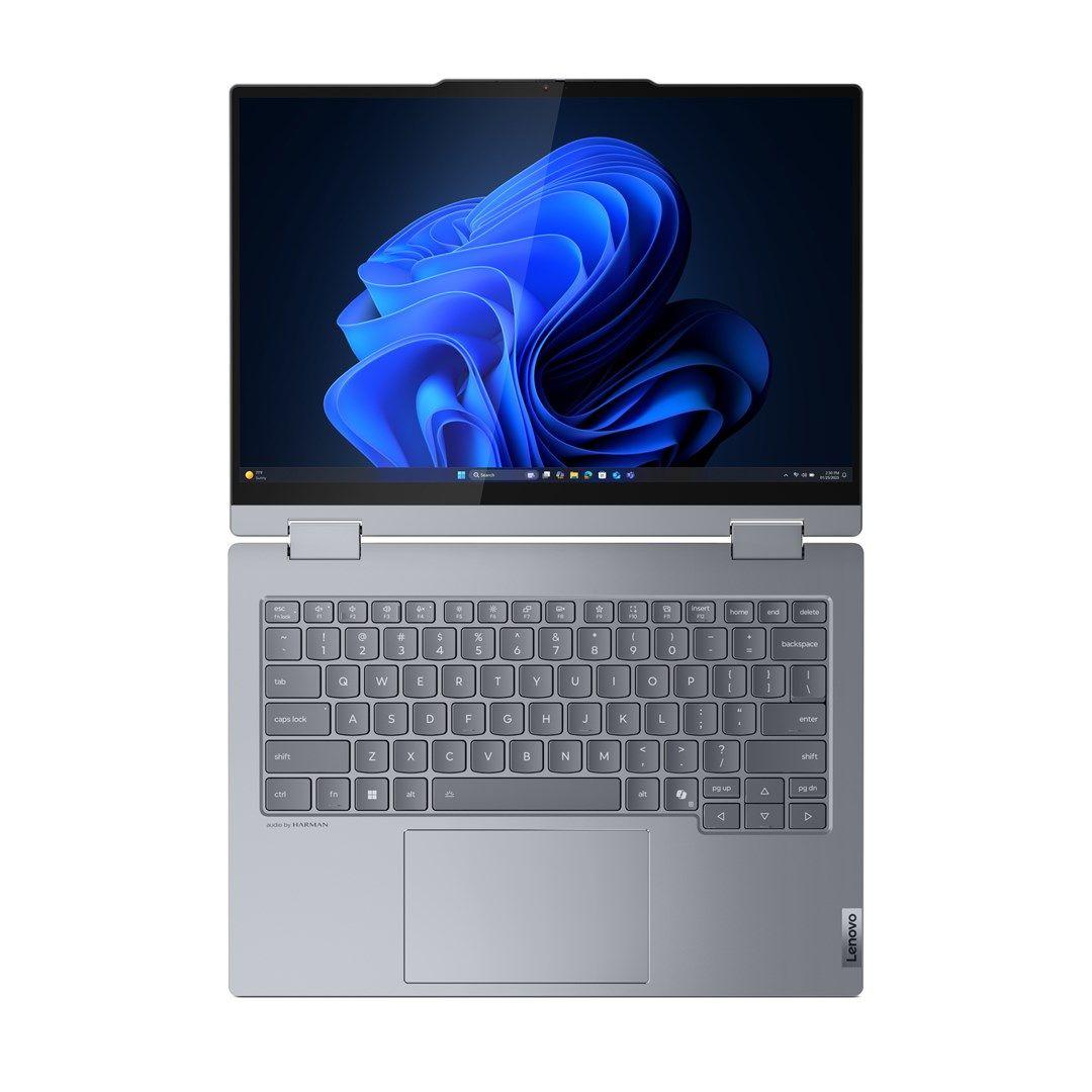 Lenovo ThinkBook 14 G5 2in1 Ultra 7 255U 14.0"WUXGA Touch IPS 300nits Glossy 16GB DDR5-5600 SSD512 Intel Graphics Cam 1080p 60Wh W11Pro Luna Grey 3Y OnSite — zdjęcie 9