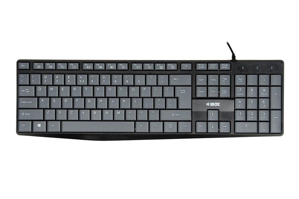 IBOX KLAWIATURA PRZEWODOWA ERIS, GREY — zdjęcie 4