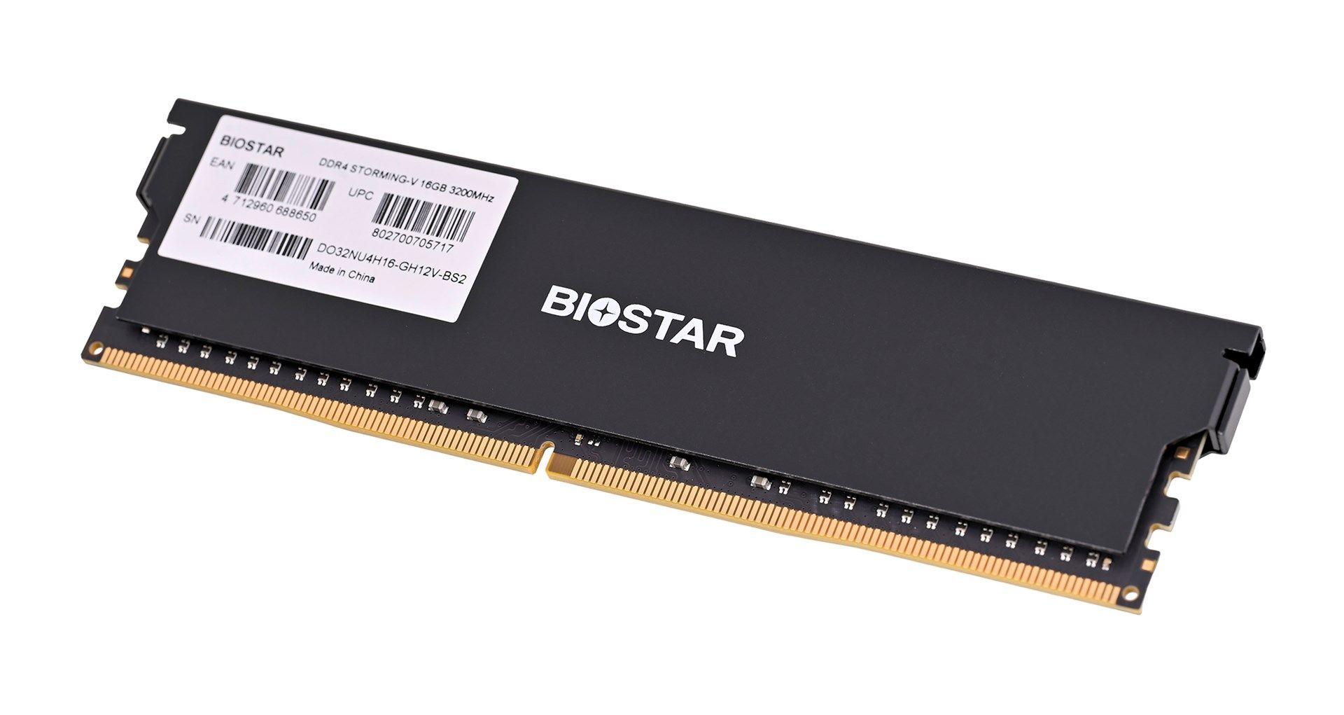 Pamięć DDR4 Biostar 16GB 3200MHz Heatsink Storming — zdjęcie 6