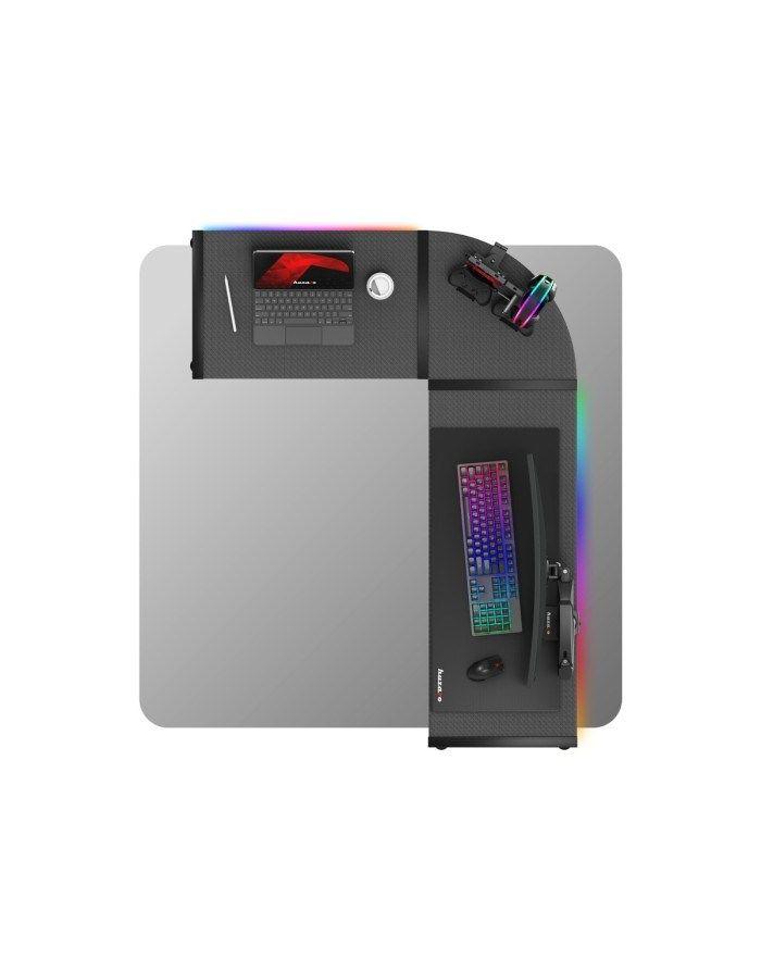 Biurko gamingowe Huzaro Hero 6.0 Black RGB — zdjęcie 21