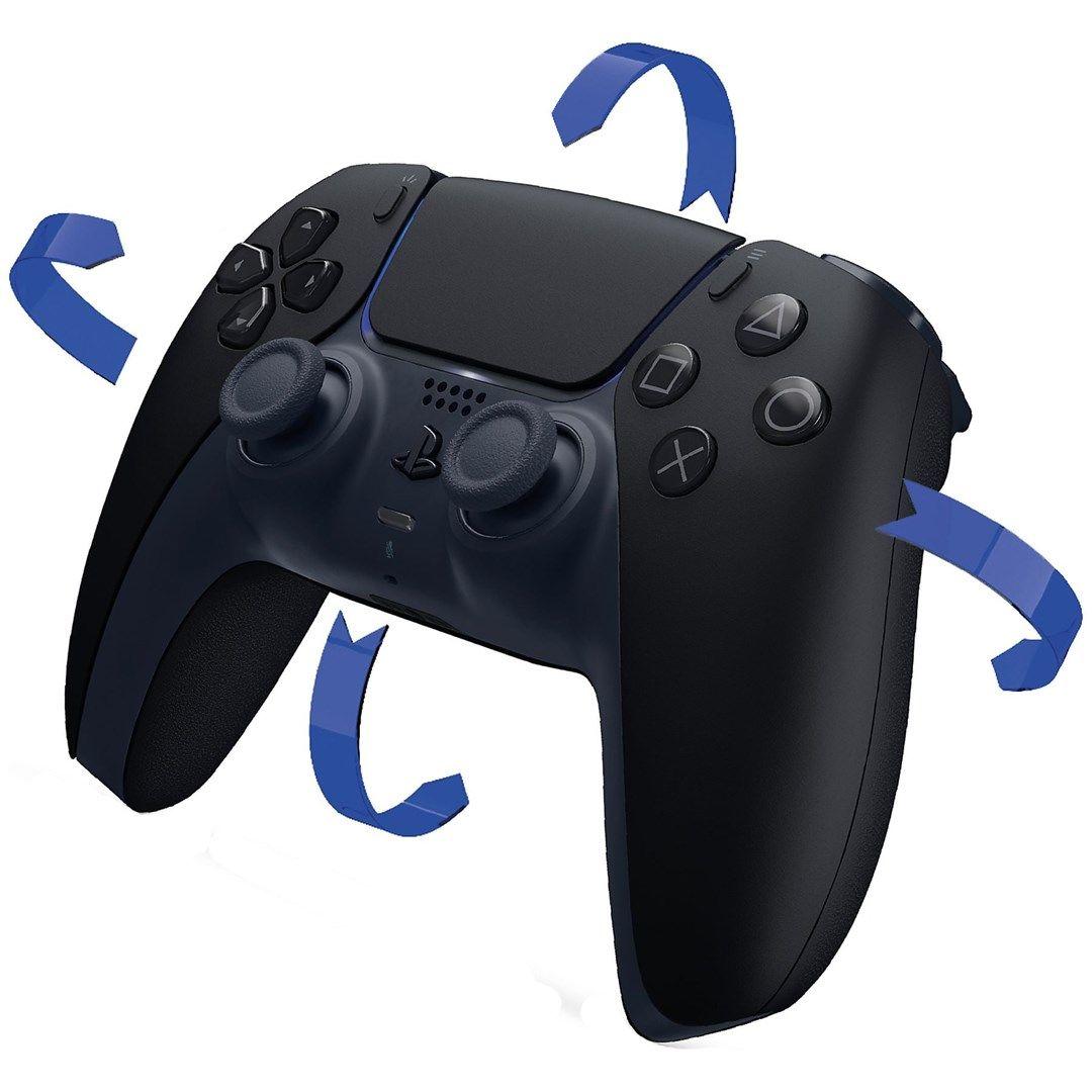 Kontroler bezprzewodowy PS5 SONY DualSense Midnight Black +kabel USB — zdjęcie 3