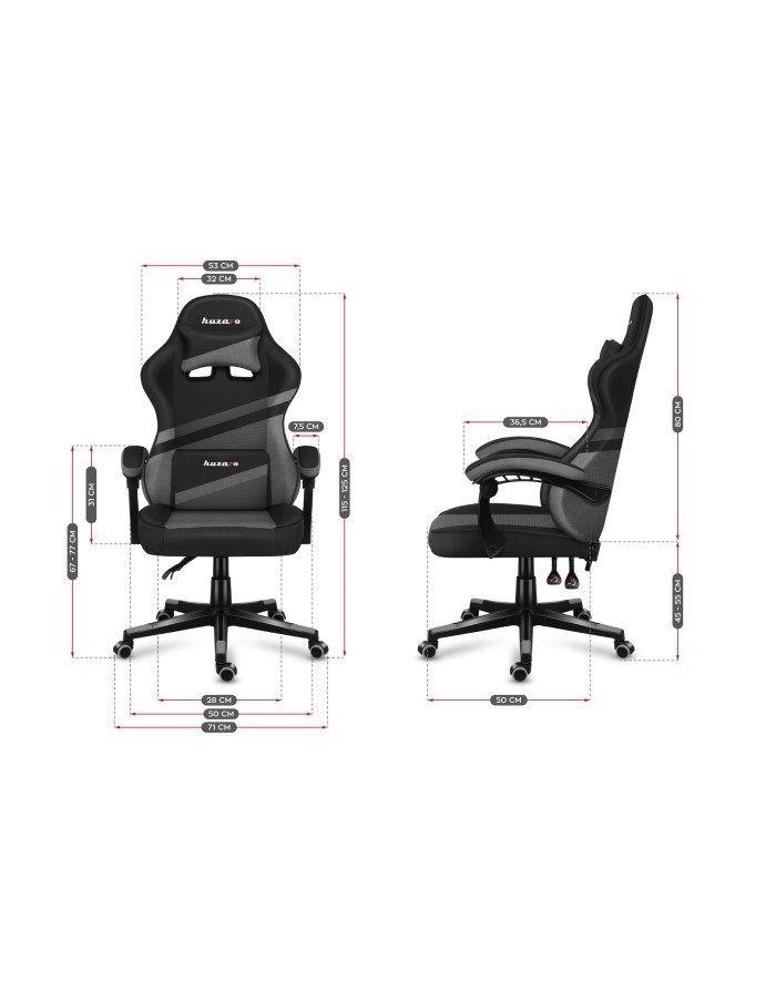 Fotel gamingowy Huzaro Force 4.4 Grey Mesh — zdjęcie 4