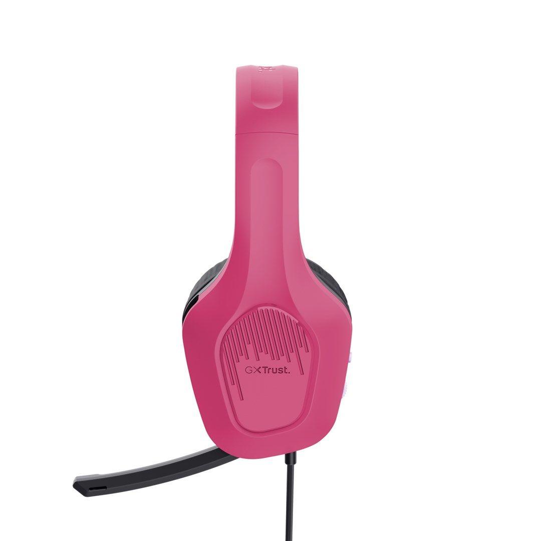 Słuchawki TRUST GXT415P ZIROX HEADSET - PINK 24992 — zdjęcie 8