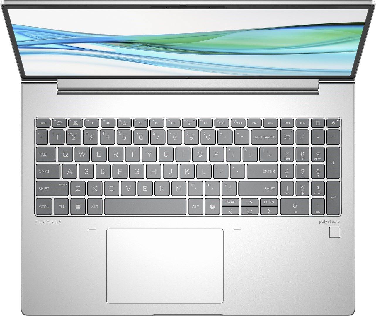 HP ProBook 465 G11 Ryzen 5 7535U 16"WUXGA AG IPS 16GB DDR5 SSD512 Radeon 660M 56Wh Win11 2Y OnSite Pike Silver TCO — zdjęcie 10