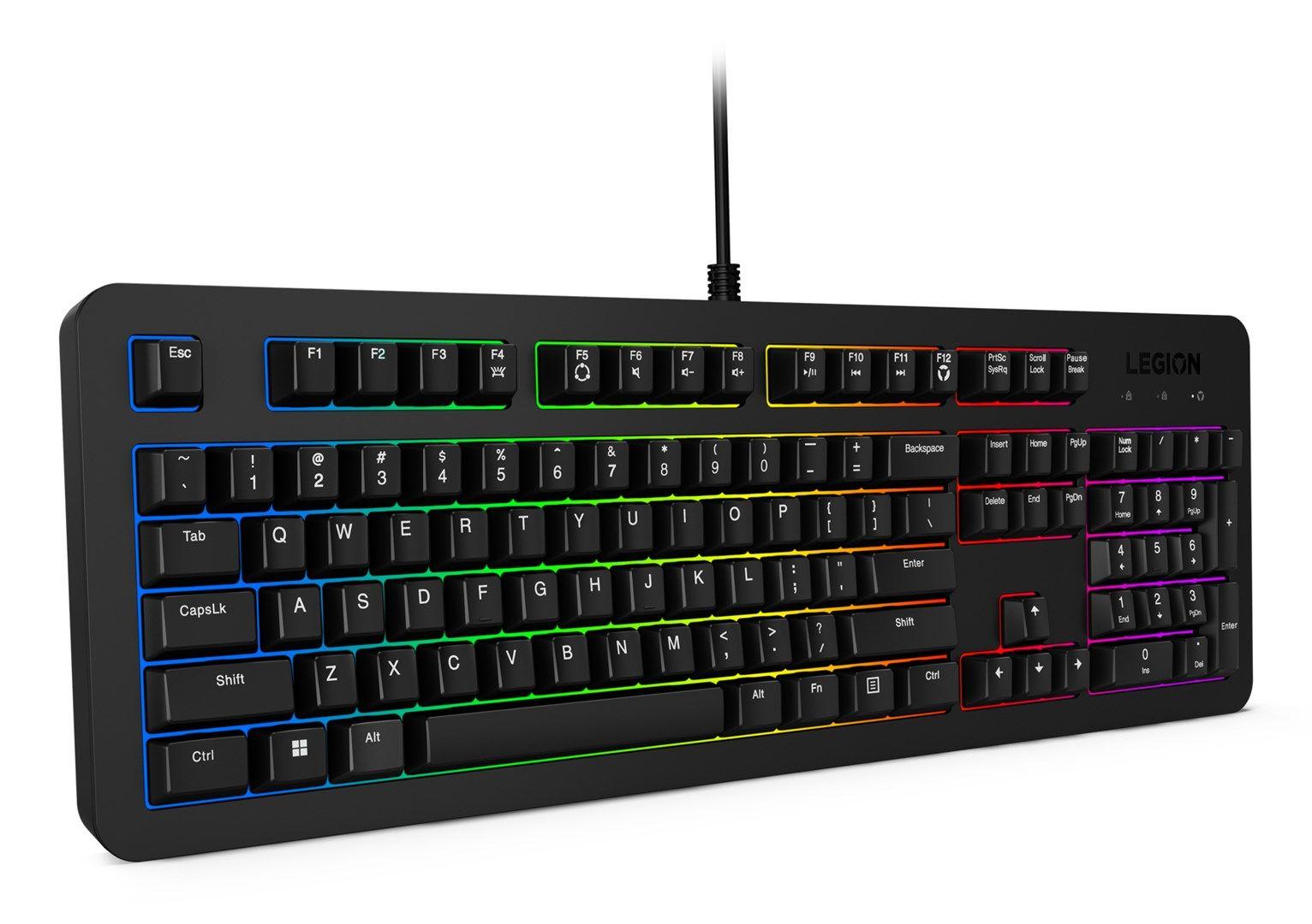 Klawiatura gamingowa Lenovo Legion K310 RGB US English GY41N91873 — zdjęcie 4