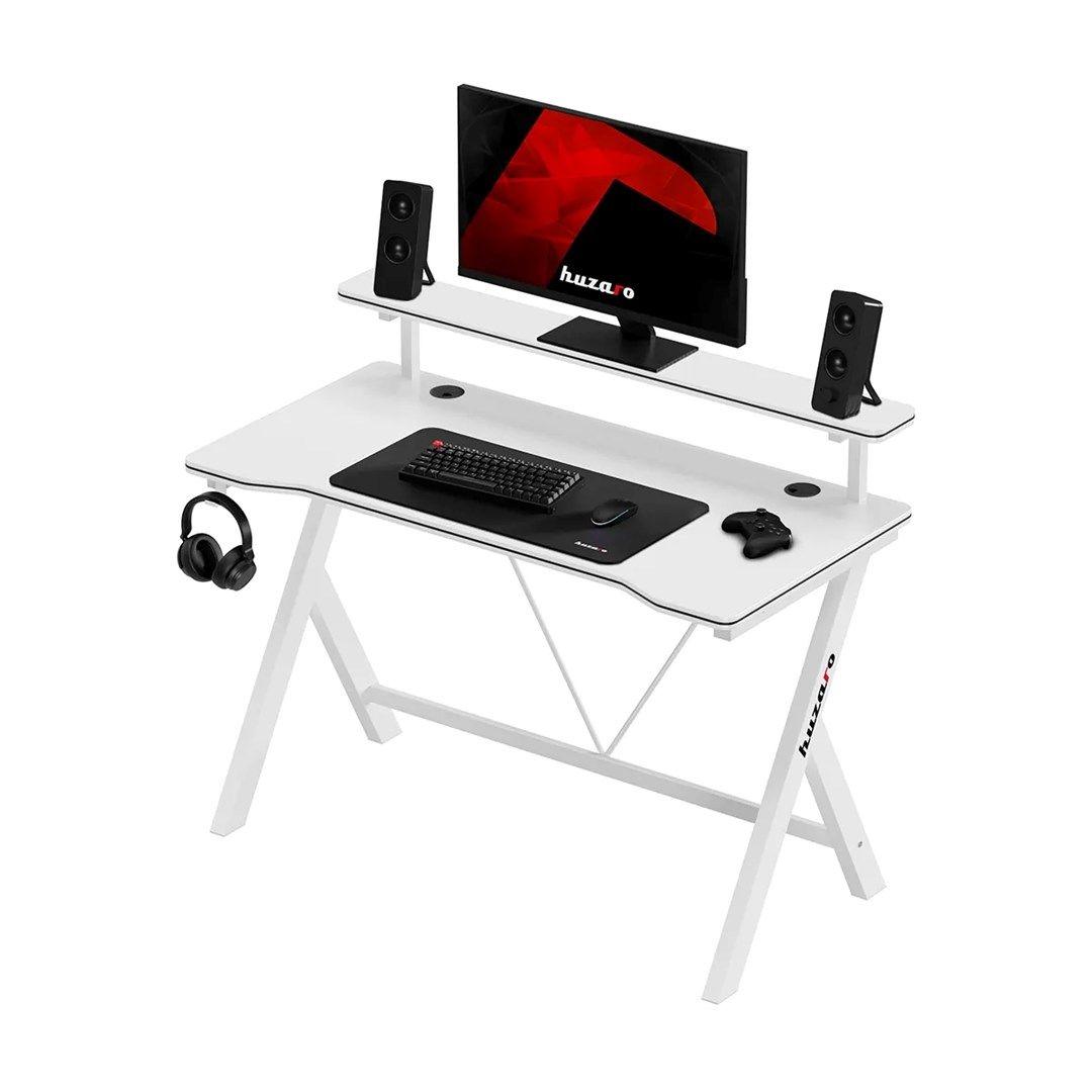 Biurko gamingowe Huzaro Hero 1.9 White — zdjęcie 6