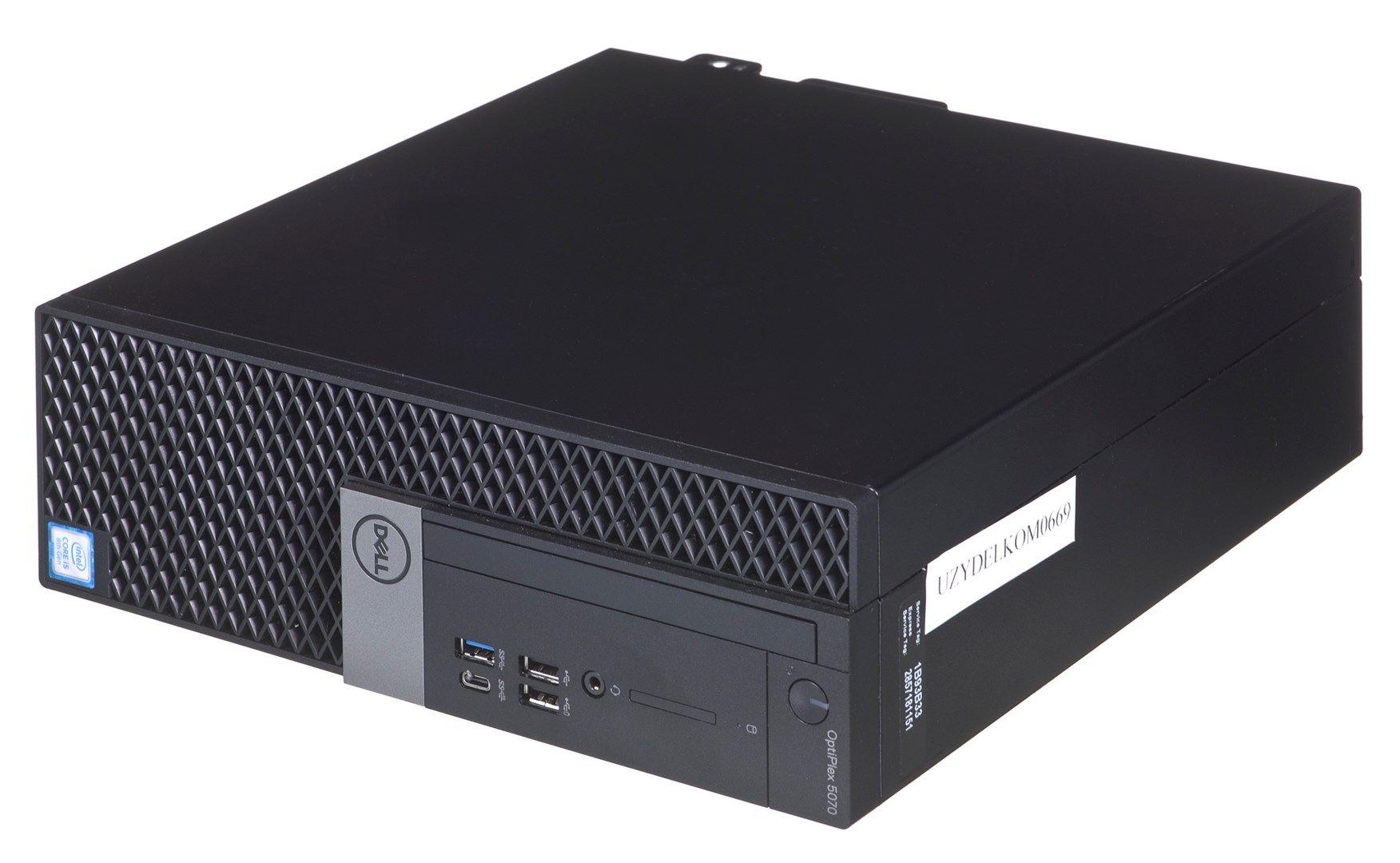 DELL OptiPlex 5070 i5-9500 16GB 512GB SSD SFF Win11pro UŻYWANY — zdjęcie 2