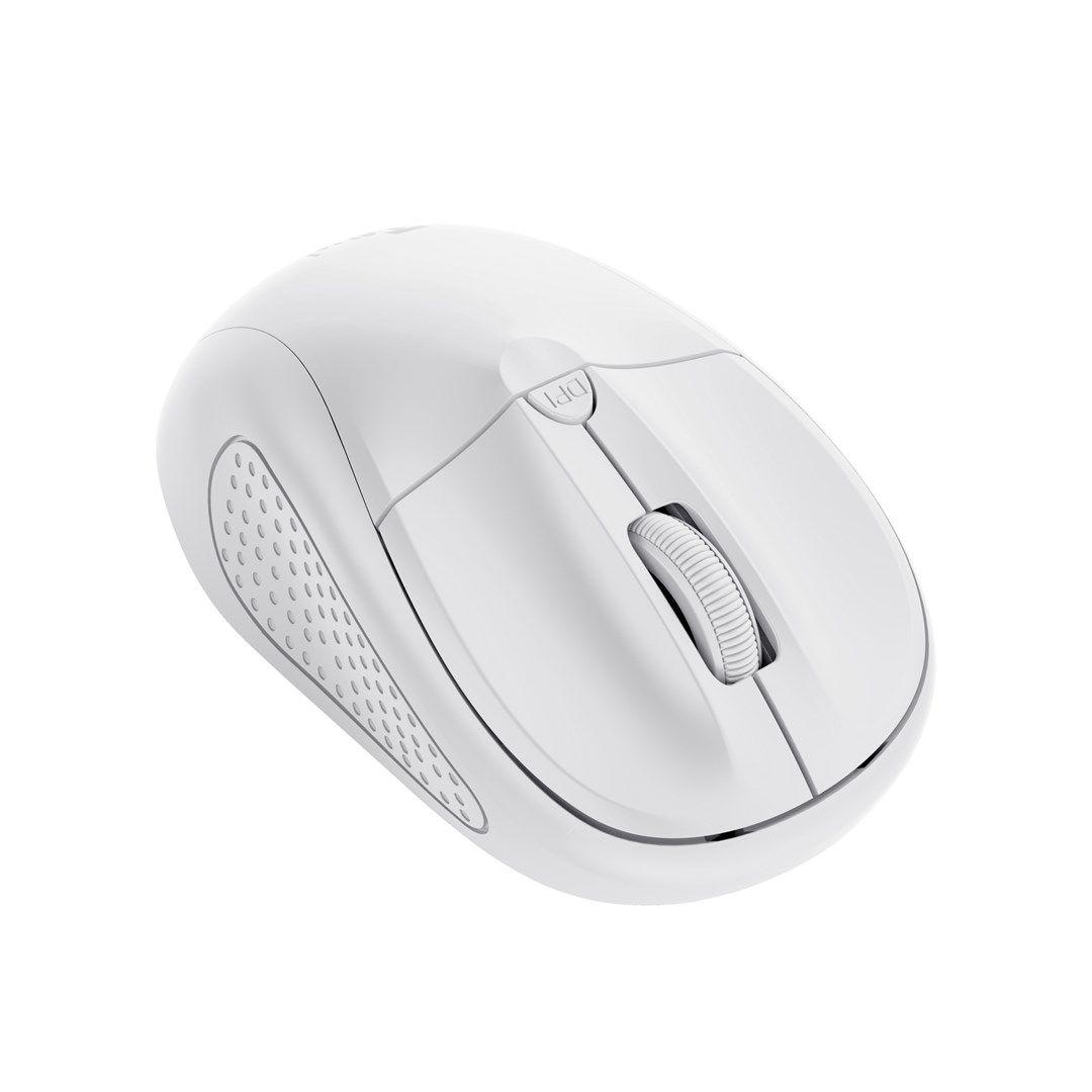 Mysz TRUST Primo Wireless Mouse matt white — zdjęcie 2