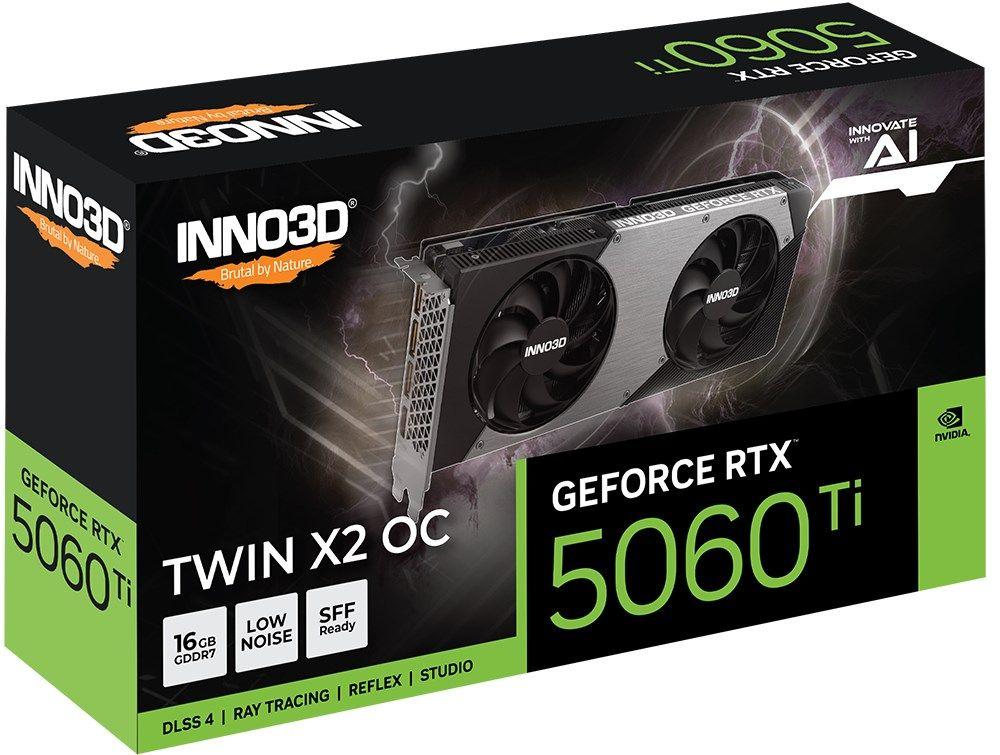Karta graficzna INNO3 RTX 5060 Ti Twin X2 OC 16 GB — zdjęcie 2