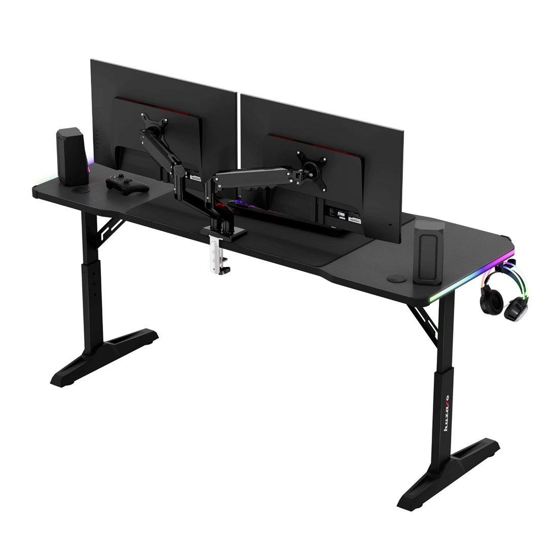 Biurko gamingowe Huzaro Hero 4.6 RGB Black — zdjęcie 6