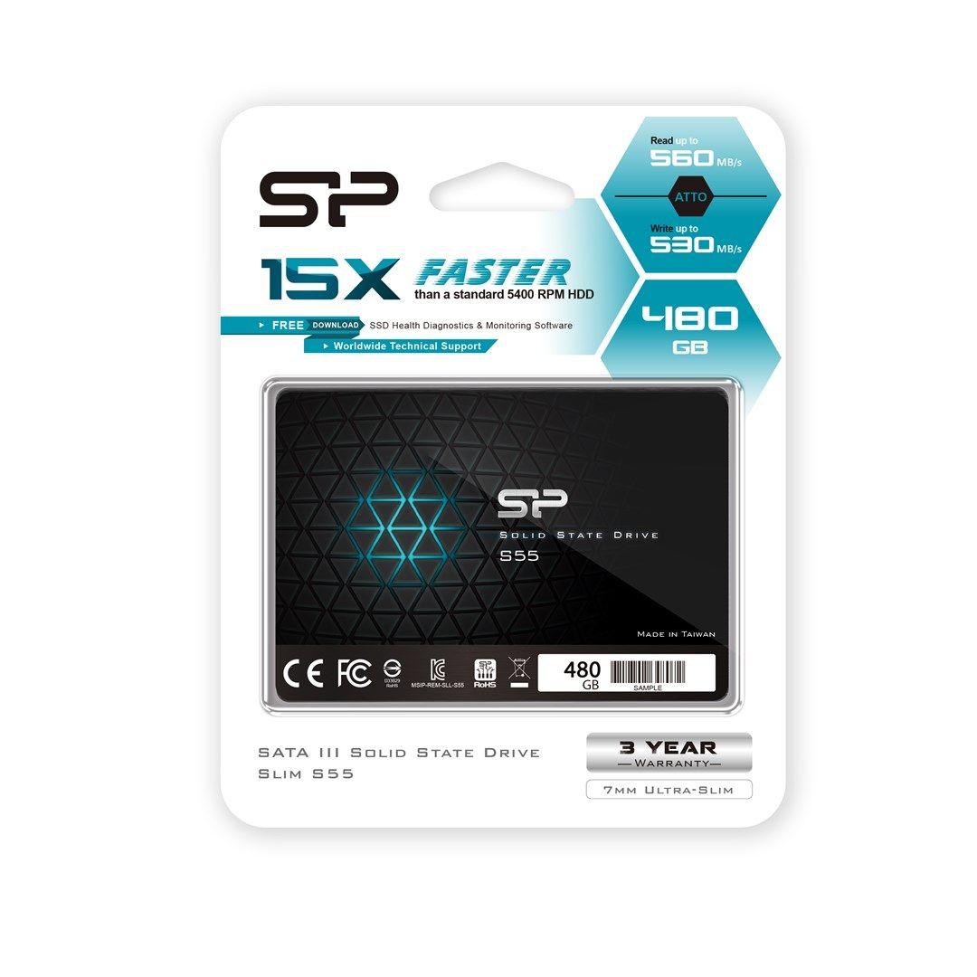 Dysk SSD Silicon Power S55 480GB 2,5" SATA III 560/530 MB/s (SP480GBSS3S55S25) — zdjęcie 7