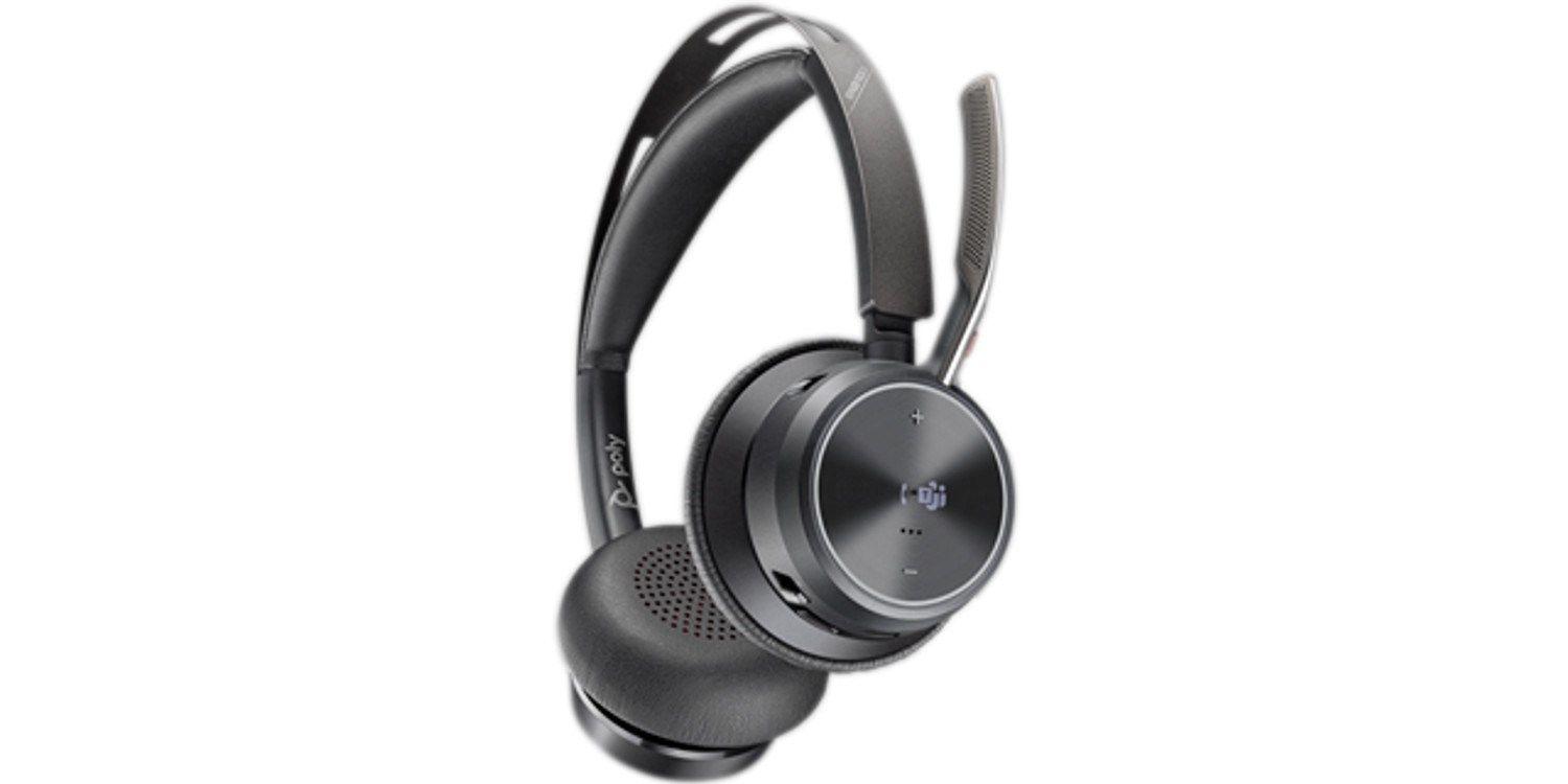 Słuchawki Poly Voyager Focus 2-M USB-C-C Headset USB-C/A Adapter Charging Stand No localization Retail Packaging — zdjęcie 6