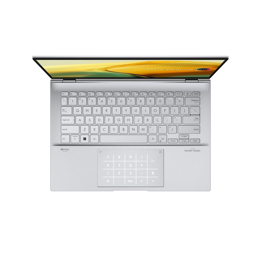 ASUS ZenBook UX3402VA-IS94T i9-13900H 14" 2.8KTouch OLED 90Hz 16GB SSD1TB BT BLKB Win11 Foggy Silver (REPACK) 2Y — zdjęcie 6