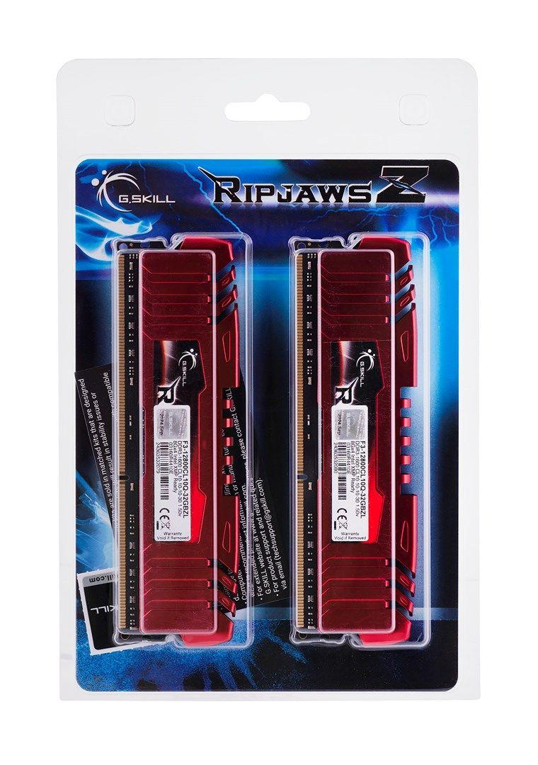 G.SKILL RIPJAWSZ DDR3 4X8GB 1600MHZ CL10 XMP F3-12800CL10Q-32GBZL — zdjęcie 2