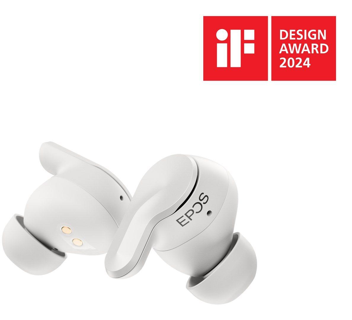 Słuchawki douszne bezprzewodowe Epos Adapt E1, nordic white — zdjęcie 20