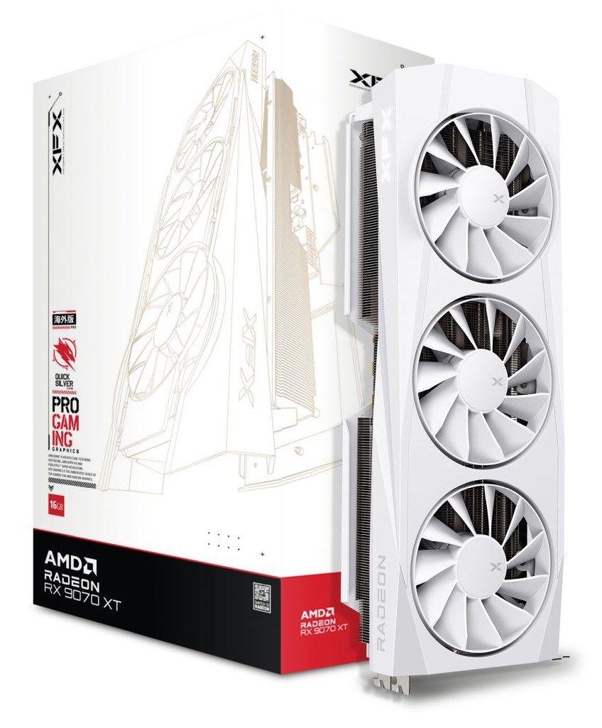Karta graf. XFX Quicksilver RX 9070XT White Gam 16G — zdjęcie 1