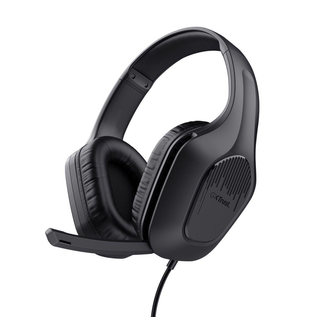 Słuchawki TRUST GXT415 ZIROX HEADSET - BLACK (24990) — zdjęcie 1