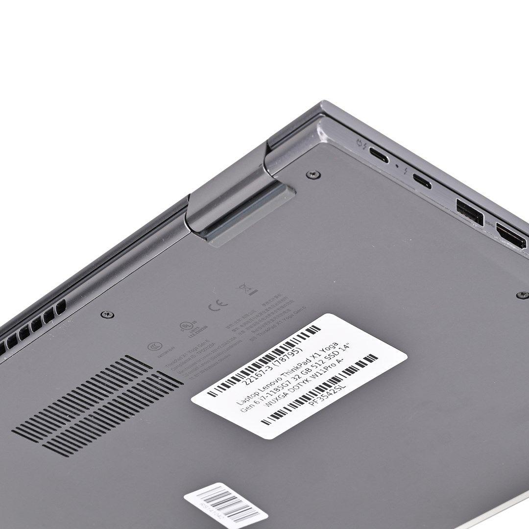 LENOVO ThinkPad  X1 Yoga Gen.6  i7-1185G7 32GB 512GB SSD 14" WUXGA(dotyk) (US QWERTY) Win11pro UŻYWANY — zdjęcie 7