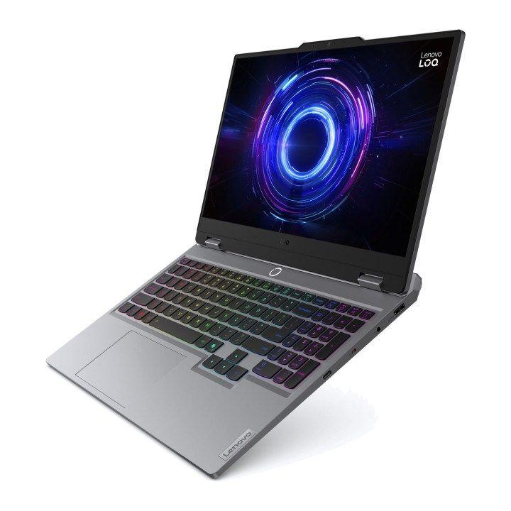 Lenovo LOQ 15IRX10 i5-13450HX 15.6" FHD IPS 300nits AG 144Hz 16GB DDR5 4800 SSD512 GeForce RTX 5060 8GB 60Wh NoOS Luna Grey — zdjęcie 4