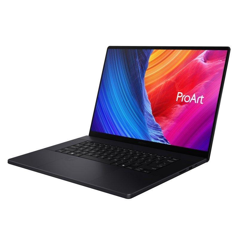 ASUS ProArt P16 H7606WW-SE009X Ryzen AI 9 HX 370 16.0"4K OLED Touch 120Hz LBL AR 64GB LPDDR5X SSD2TB GeForce RTX 5080 16GB WLAN+BT Cam FHD 90WHrs W11Pro Aluminum Nano Black — zdjęcie 3