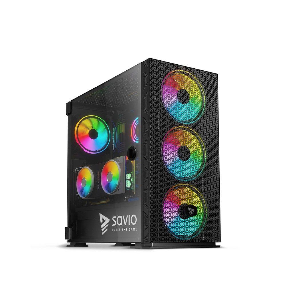 SAVIO OBUDOWA PC RAPTOR X1 ARGB SAVGC-RAPTORX1 (WYPRZEDAŻ) — zdjęcie 1