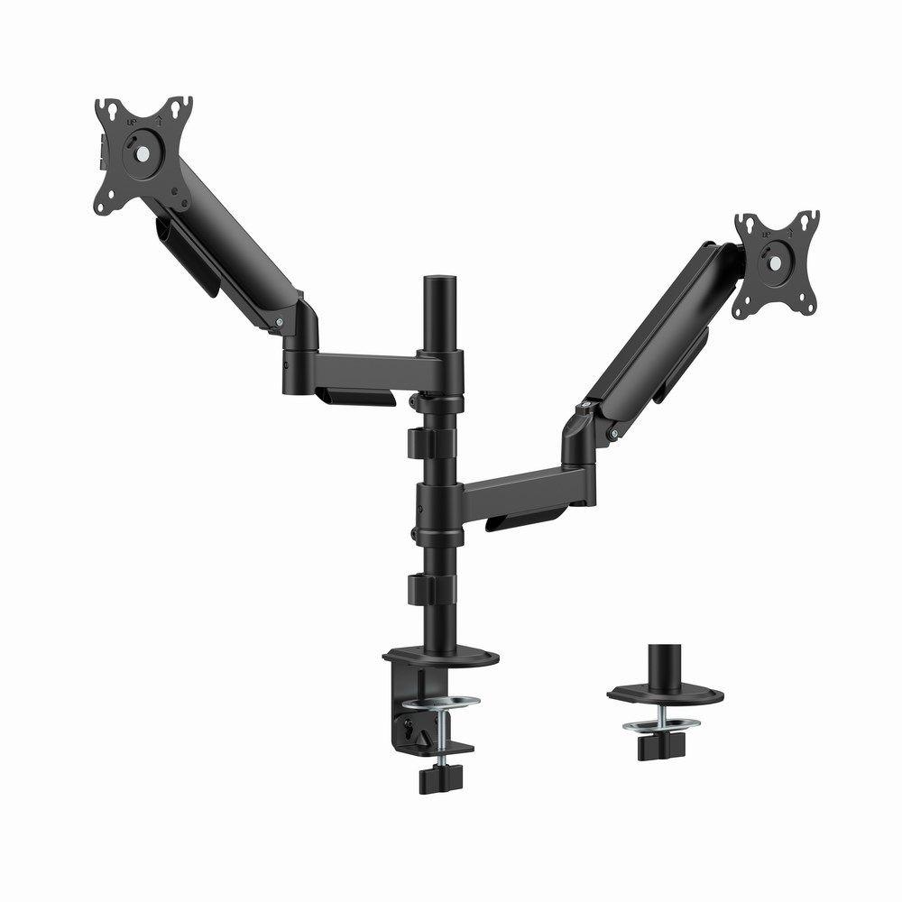 GEMBIRD BIURKOWE, REGULOWANE RAMIĘ/UCHWYT NA DWA MONITORY OD 17" DO 32", OBCIĄŻENIE DO 9 KG — zdjęcie 1