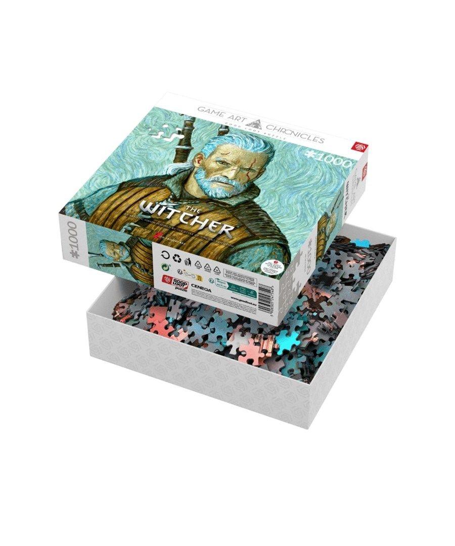 Puzzle Good Loot: The Witcher - Geralt & Vincent van Gogh, 1000 elementów — zdjęcie 2