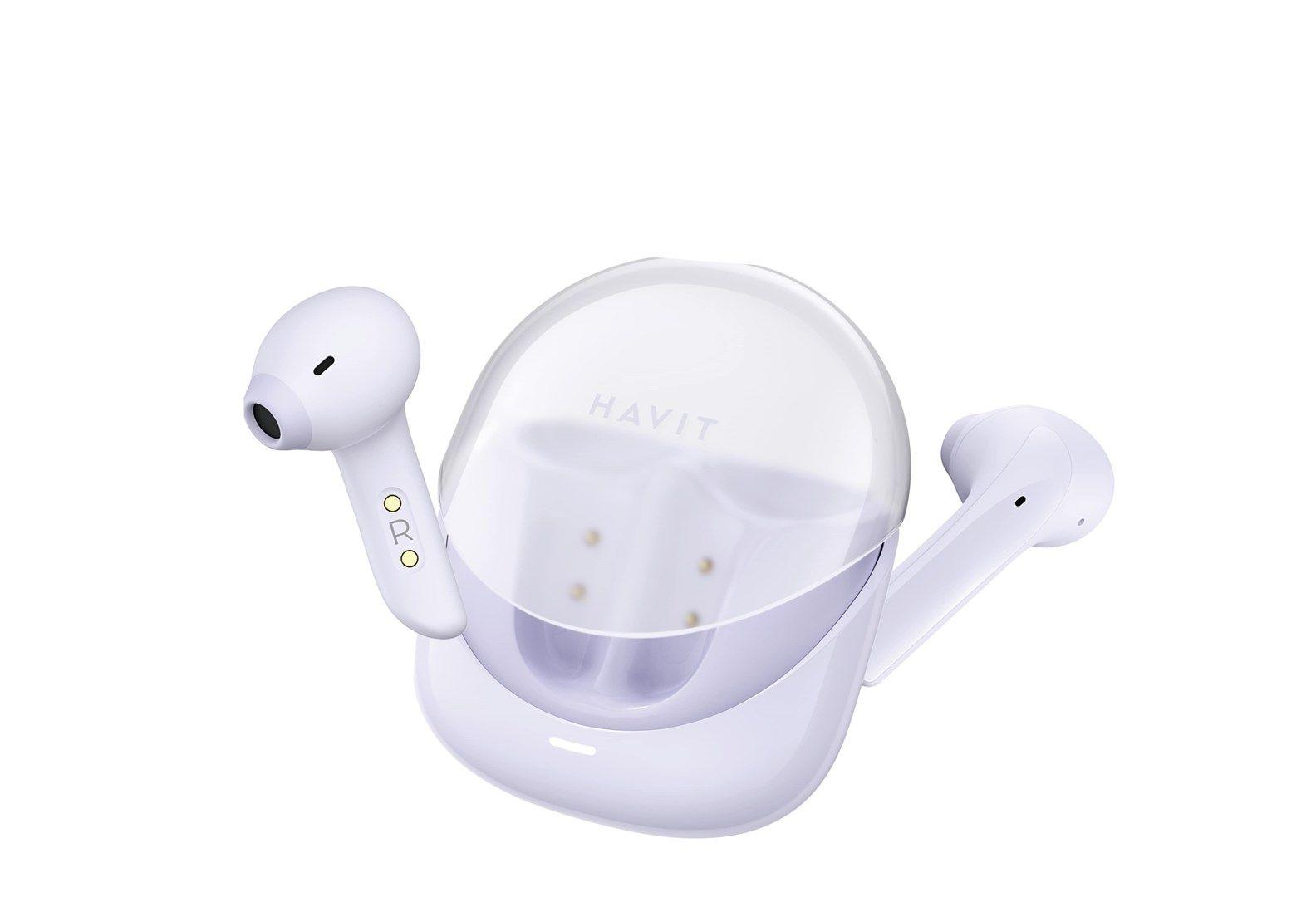 Słuchawki Bluetooth Havit Modern Buds (fiolet) — zdjęcie 5