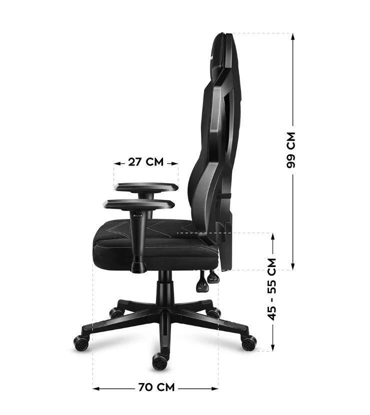 Fotel gamingowy Huzaro Combat 6.2 Black RGB — zdjęcie 15