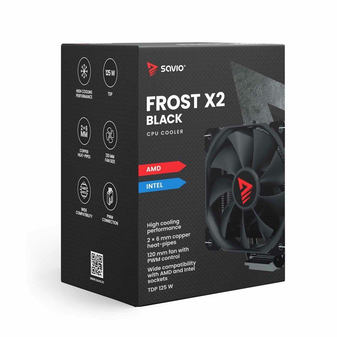 SAVIO CHŁODZENIE CPU FROST BLACK X2 — zdjęcie 7