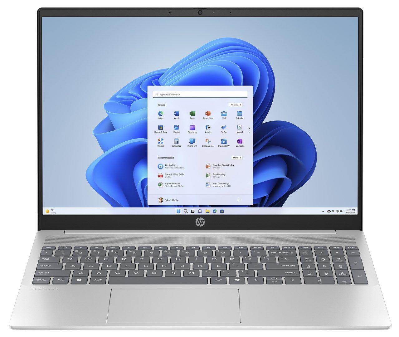 HP Pavilion 16-af0006nw Ultra 5 125U 16,0"WUXGA AG IPS 300nits 16GB DDR5 SSD512 Integrated Graphics Cam1080p Win11 2Y Natural Silver — zdjęcie 1
